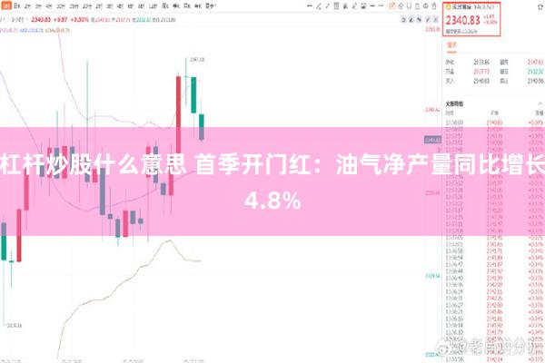 杠杆炒股什么意思 首季开门红：油气净产量同比增长4.8%