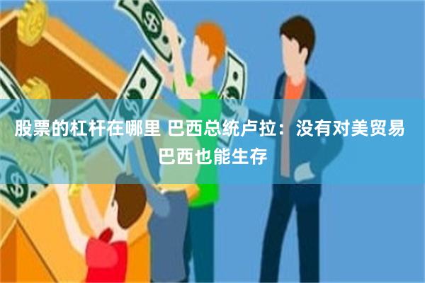 股票的杠杆在哪里 巴西总统卢拉：没有对美贸易 巴西也能生存