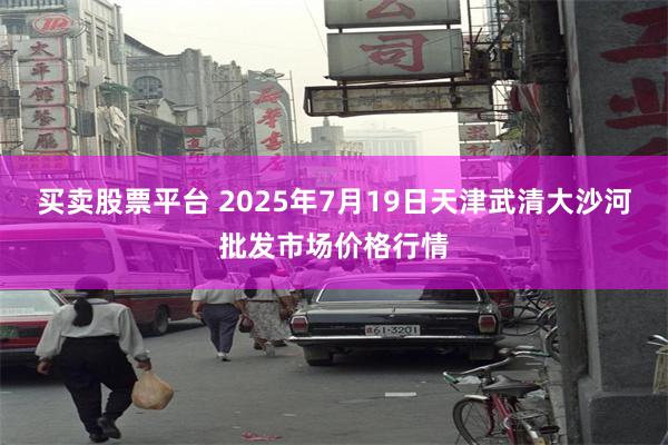 买卖股票平台 2025年7月19日天津武清大沙河批发市场价格行情
